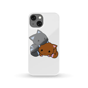 Cute kittens warm each other phone case and others