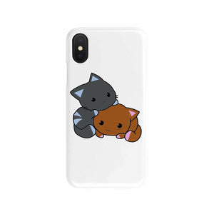 Cute kittens warm each other phone case and others